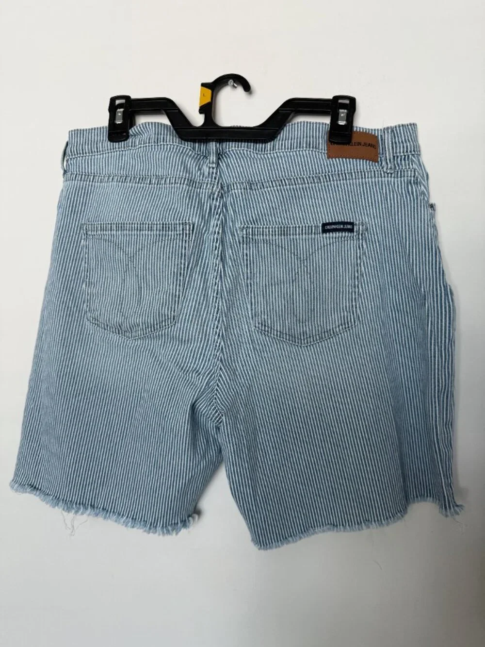 Calvin Klein Jeans Pinstripe Denim Shorts